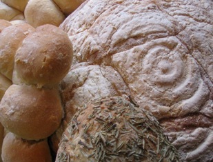 This macro photo of a display of organic breads was taken by Amsterdam photographer Herman Brinkman.